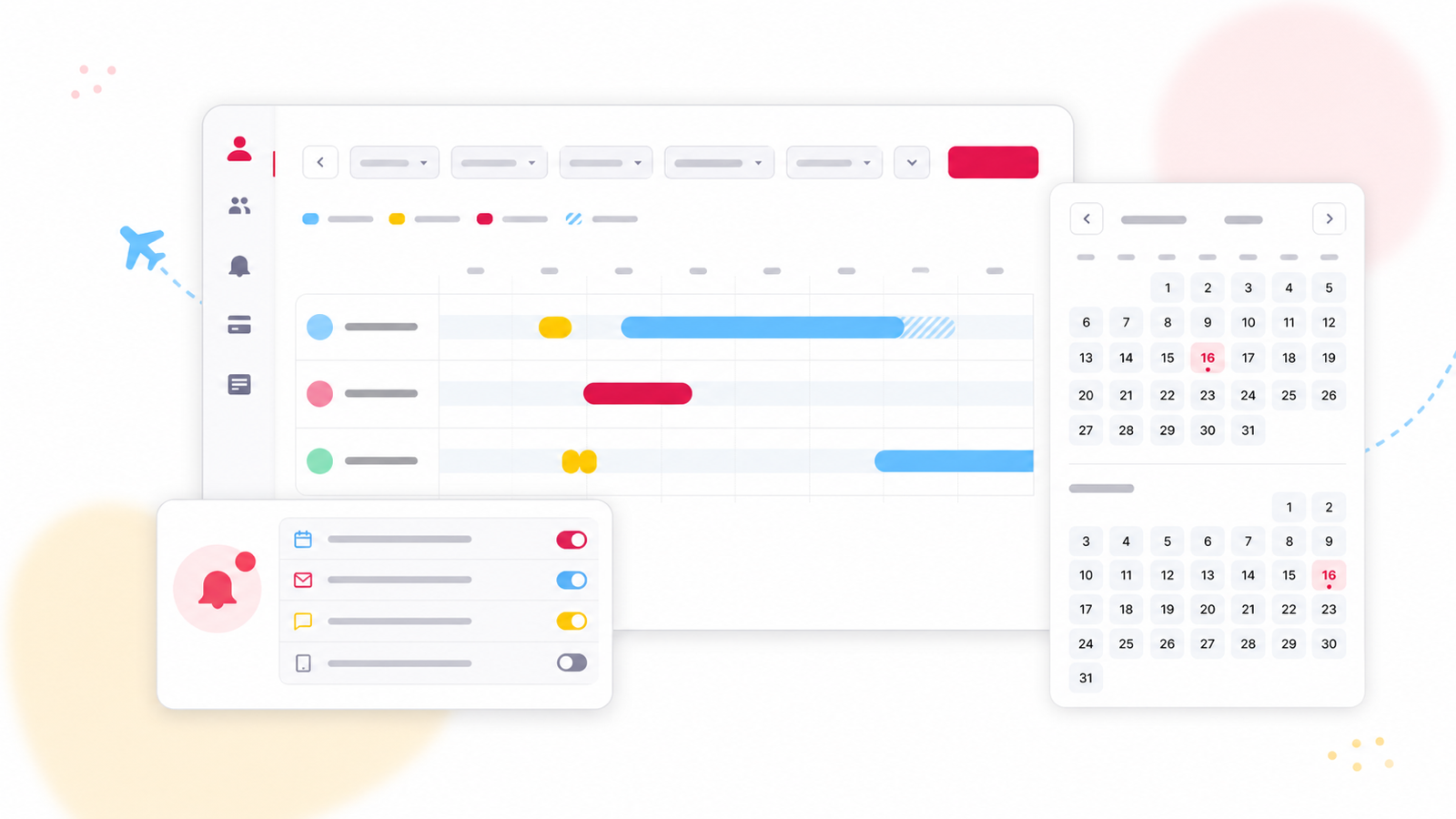 График отсутствий, календарь дней рождения и настройки email-уведомлений в RetroPoint