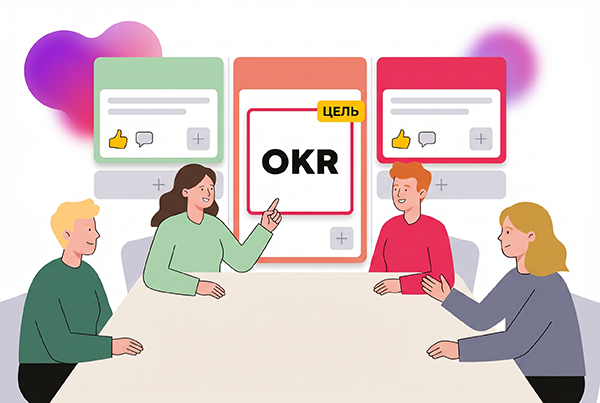 Обложка материала «OKR простыми словами: цели квартала, Key Results и связь со спринтами»